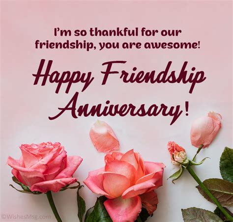 Happy Friend Anniversary Quotes and Wishes • Fortune & Frame.